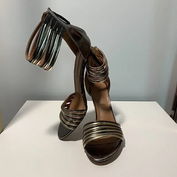 BCBG Maxazria - Brand New - Valai Strappy Metallic Stiletto - Size 8 - Picture 4 of 13